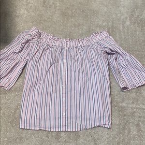 Off the shoulder Abercrombie & Fitch top